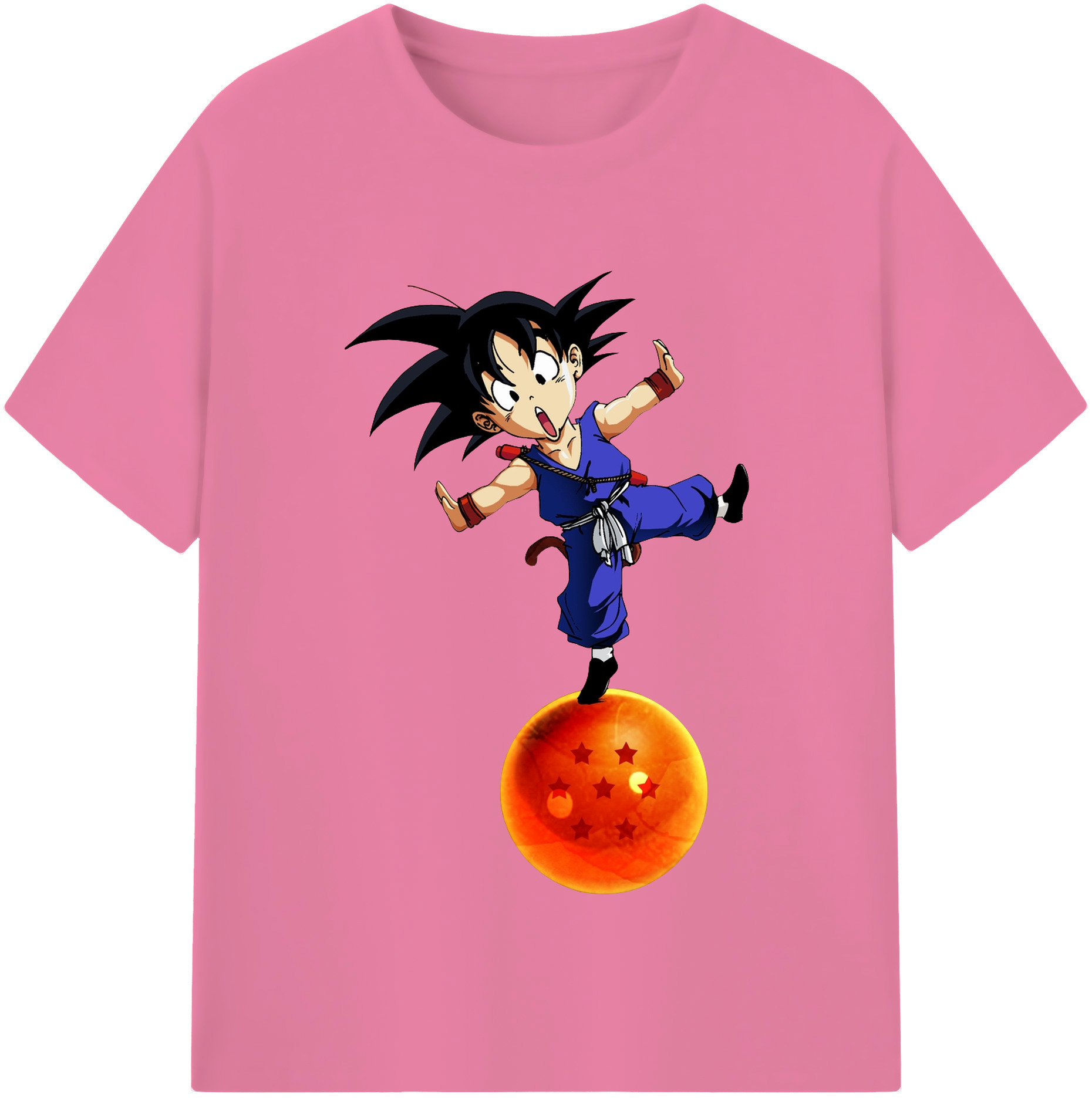 （画像用） ドラゴンボール 孫悟空（そん ごくう）Son Goku カカロット DRAGON BALL Kakarotto 綿100％半袖Tシャツ（フロントプリント）